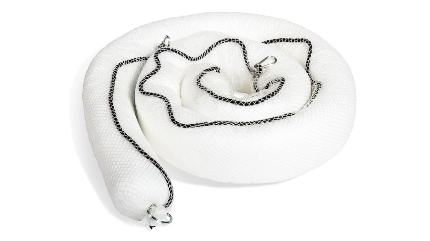 Lubetech Spill Absorbent Boom for Marine Use, 30 L Capacity, 4 per Pack