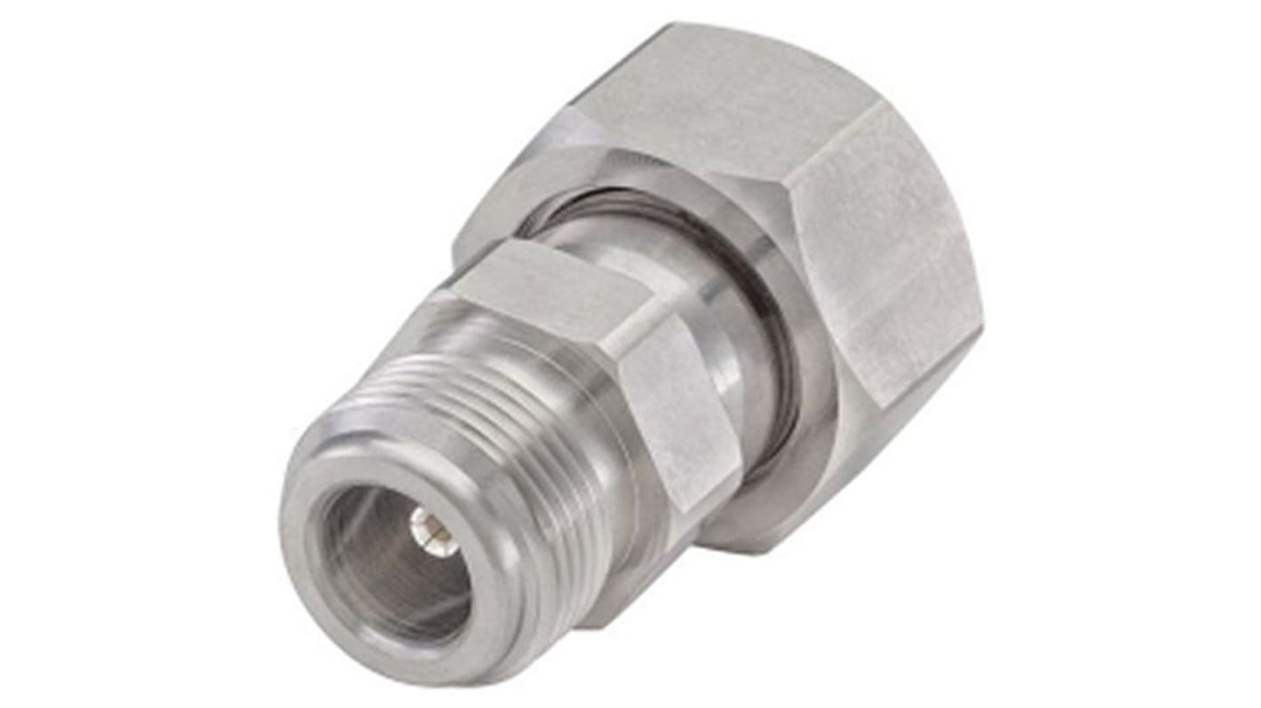 Rosenberger Straight 50Ω Coax Adapter N Socket to 4.3-10 Plug 12GHz