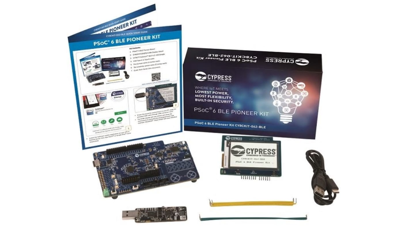 Cypress Semiconductor PsoC Development Kit Cortex M0, Cortex M4 CY8C6347BZI-BLD53