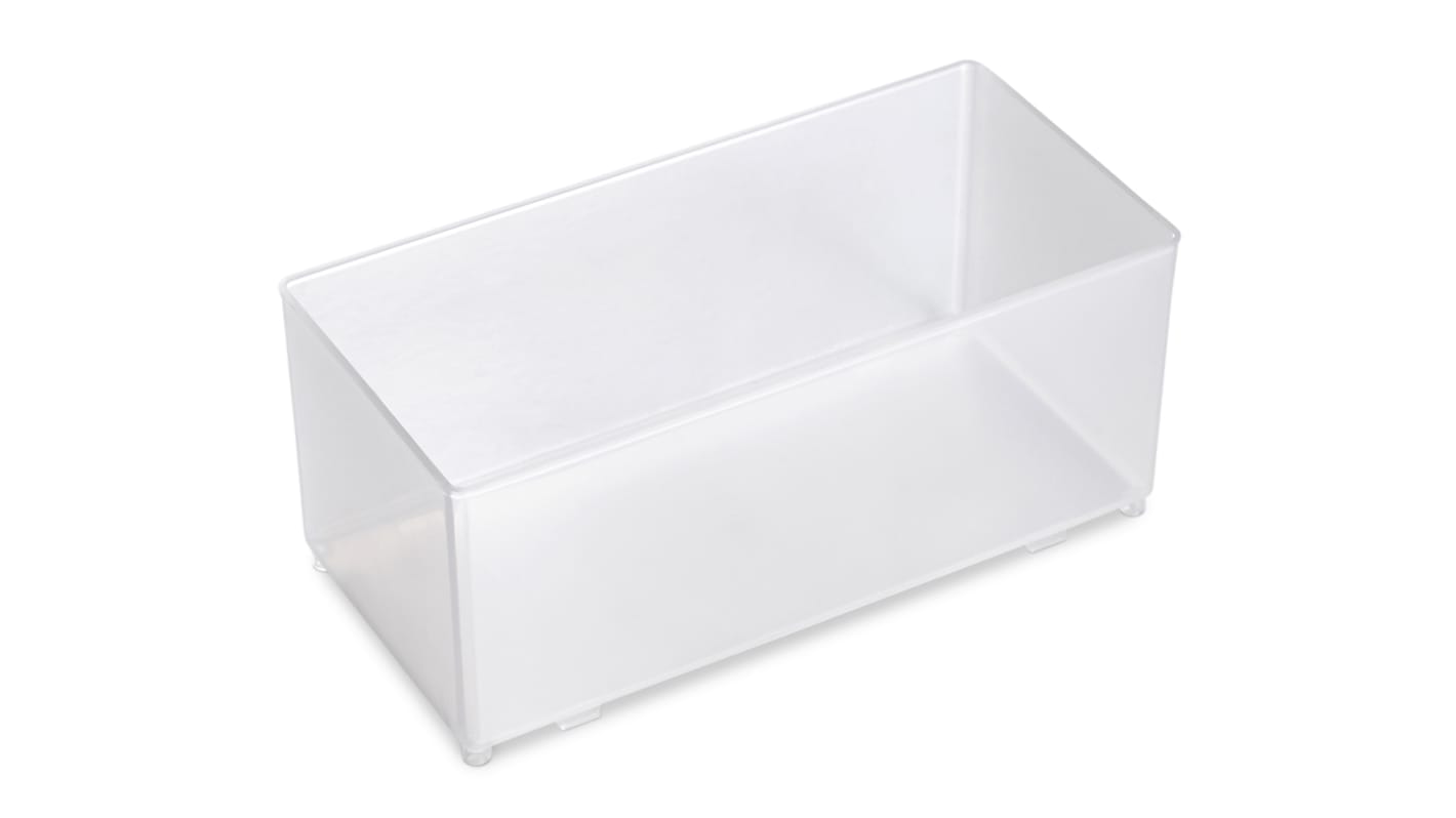 Raaco 插片, 79mm x 69mm x 157mm, PP, 透明, 插入 80 CA7-M ü 1