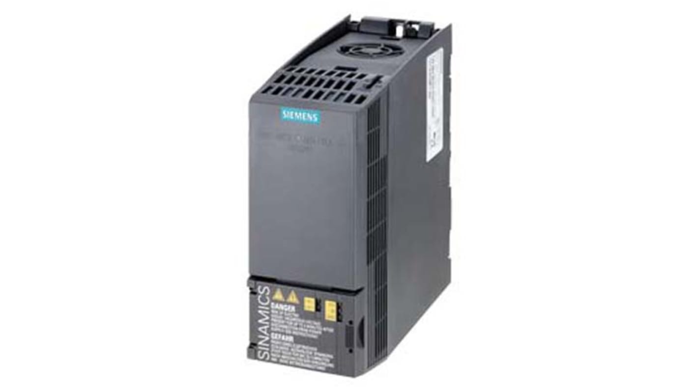 Inverter Siemens, 0,37 kW, 400 V c.a., 3 fasi, , 0 → 240 (Vector Control) Hz, 0 → 550 (V/F Control) Hz