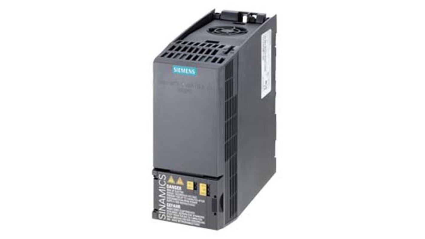 Siemens SINAMICS G120C 3-Phasen Frequenzumrichter 0,55 kW 400 V ac / 2,5 A, 2,9 A. 0 → 240 (Vector Control) Hz,