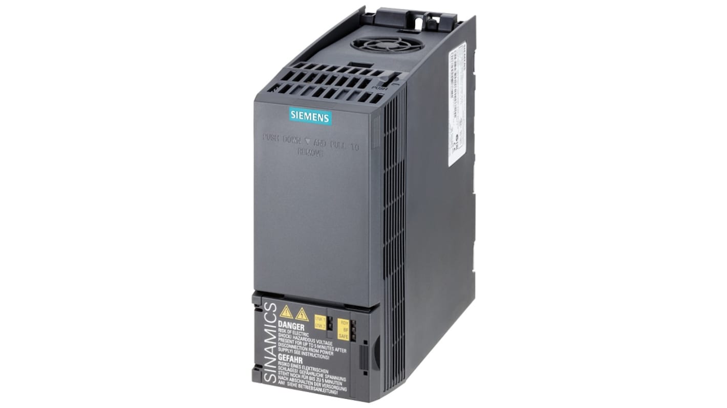Siemens インバータ SINAMICS G120C, 400 V ac 1.1 kW 6SL3210-1KE13-2AF2 ACモータ イーサネット / IP、 PROFINET