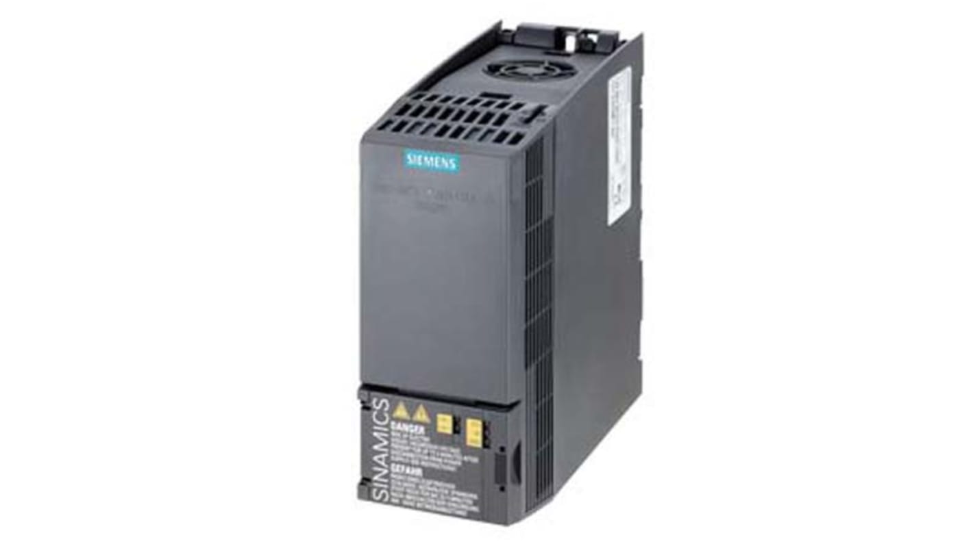 Siemens Inverter Drive, 2.2 kW, 3 Phase, 400 V ac, 5.6 A, SINAMICS G120C Series