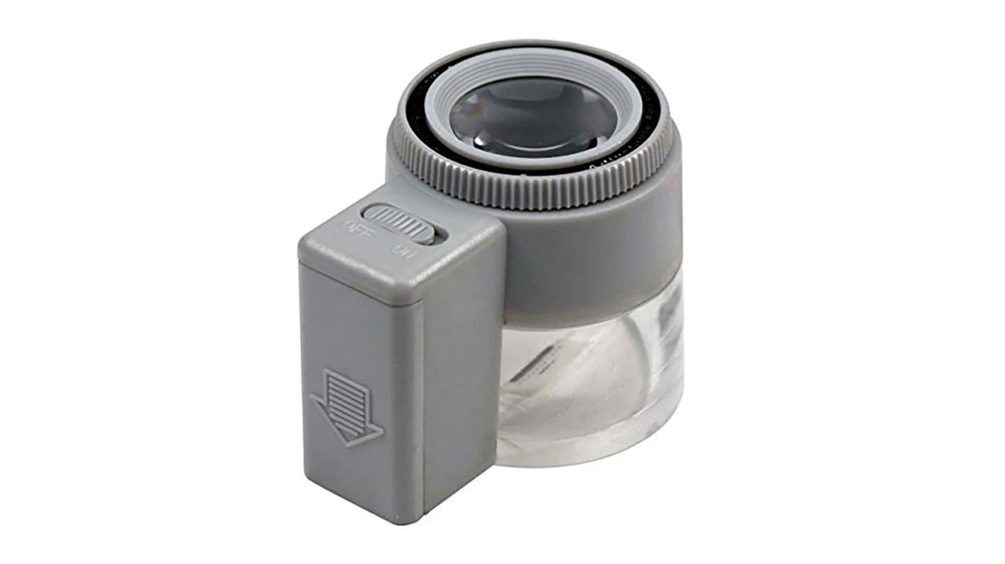RS PRO Illuminated Magnifier, 8X x Magnification, 23mm Diameter
