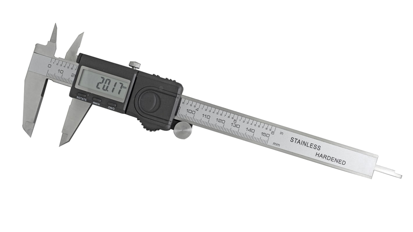 RS PRO Digitalmessschieber  metrisch & zöllig, ISO-kalibriert