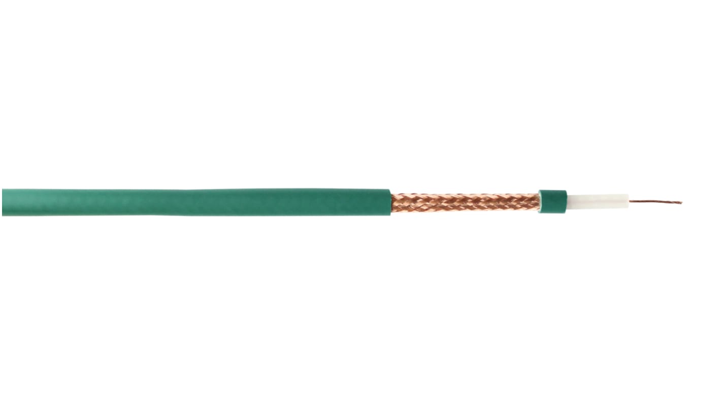 RS PRO, 100m, KX6 Coaxial, Unterminated75 Ω