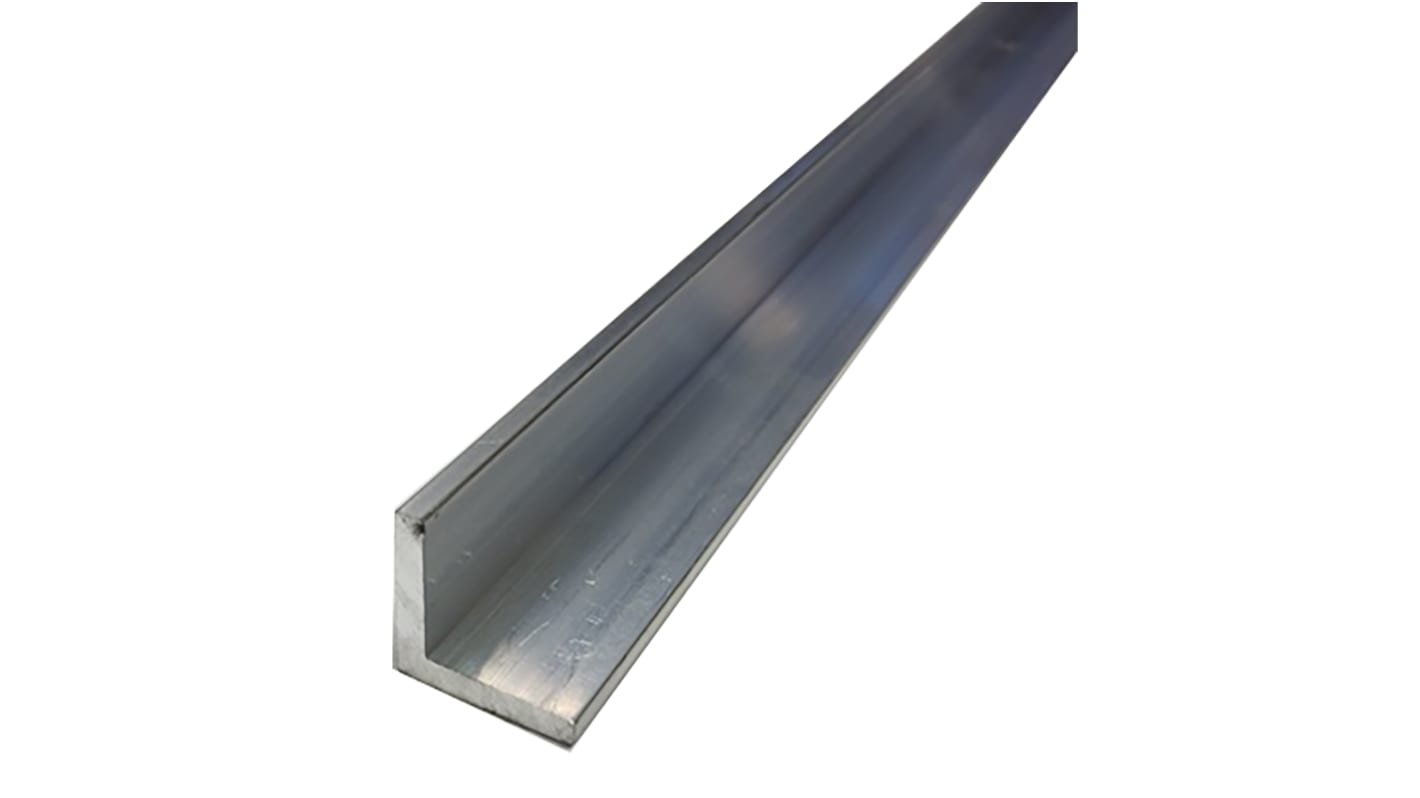 Angolare metallico 6082-T6 RS PRO in Alluminio, 1m x 30mm x 30mm x 3mm