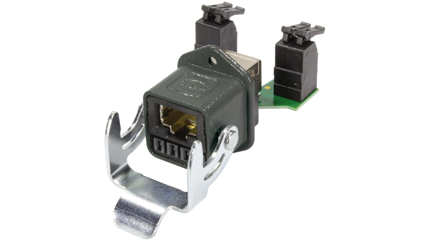 HARTING RJ45 モジュラーコネクタ, メス, RJ45コネクタ, パネルマウント, Cat6, 09452151760