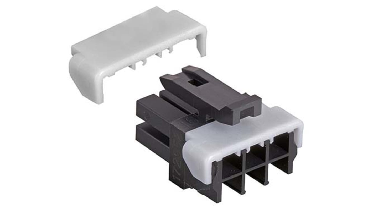 Corpo connettore automotive Molex Femmina, 4 vie, 2 file, passo 3mm