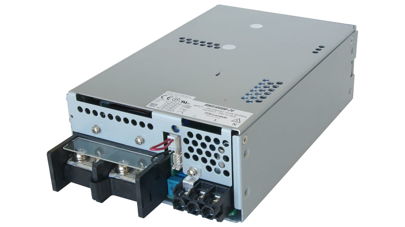 TDK-Lambda Switching Power Supply, RWS1000B-12, 12V dc, 84A, 1kW, 1 Output, 265 V ac, 340 V dc Input Voltage