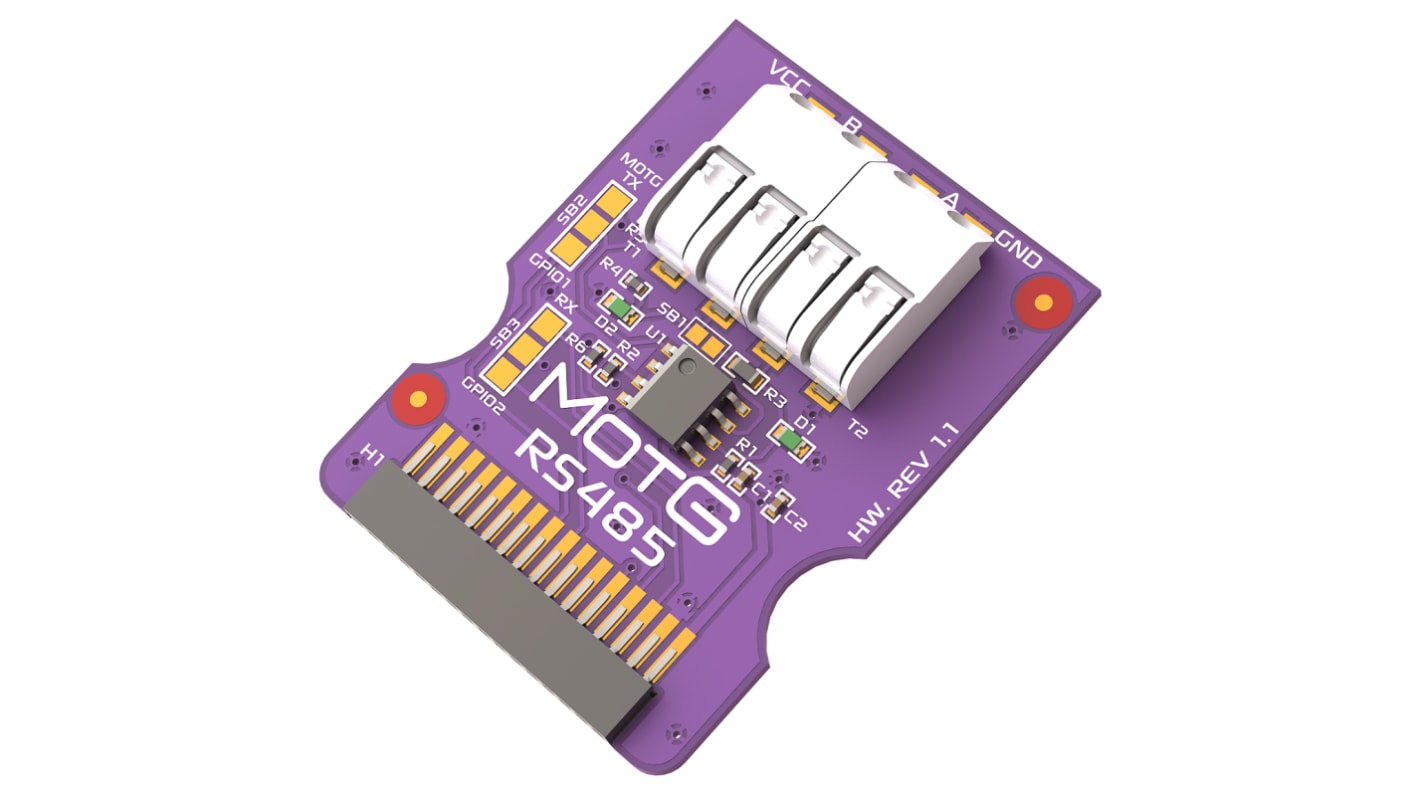 Kit de Interfaz para Display 4D Systems para Módulos de display LCD de 4. generación RS485, UART MOTG RS-485 Add-On