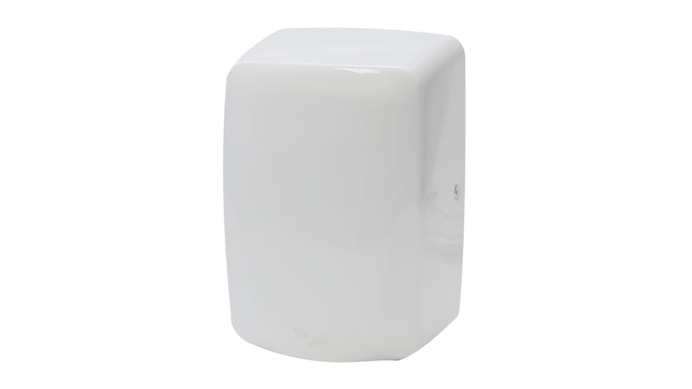 Secador de Manos RS PRO Automático Acero 1150W, 220 → 240V ac Revestimiento de polvo blanco, 152mm x 260mm x