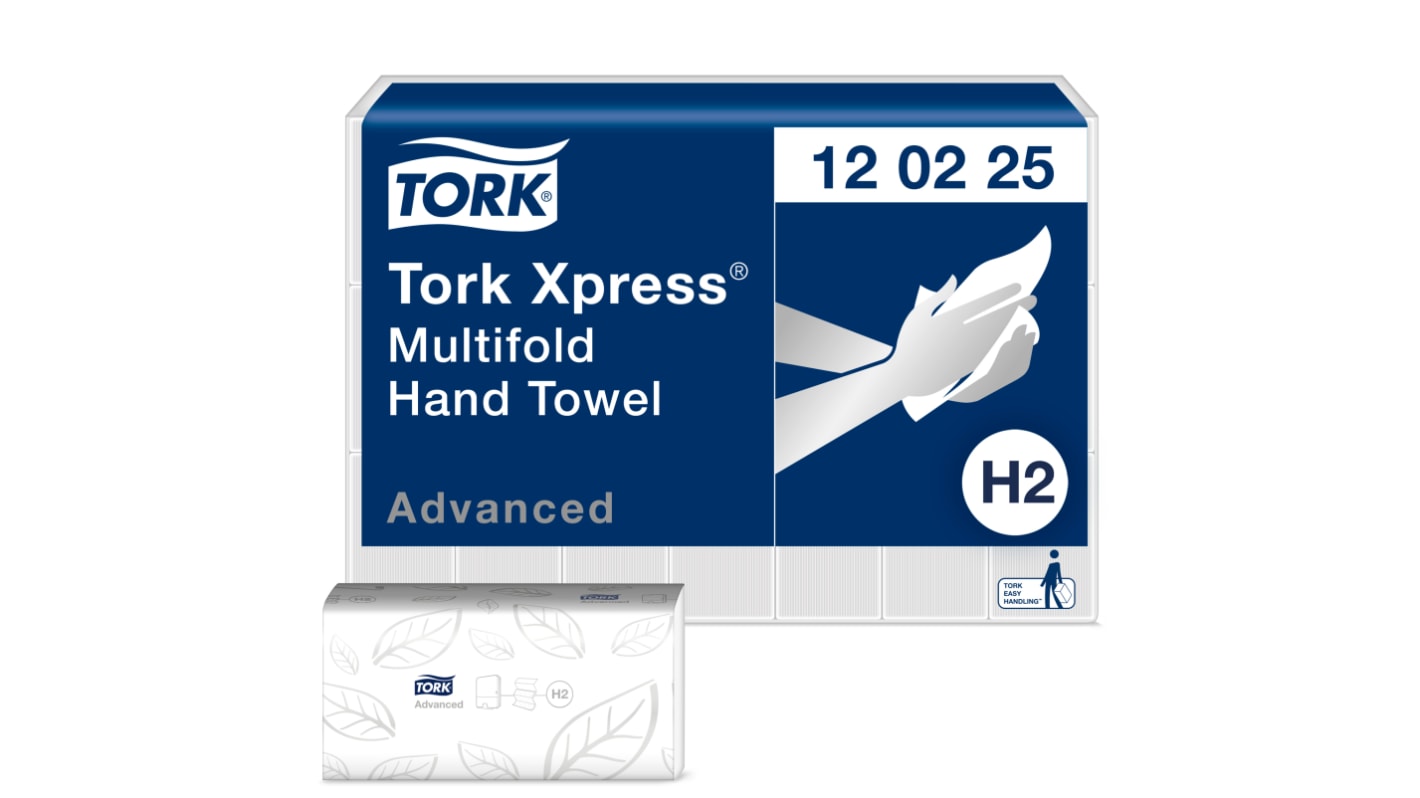 Asciugamani di carta Tork, in , 2 strati, 180 x 21 fogli da 80 x 213 mm (chiuso), 240 x 213 mm (aperto)