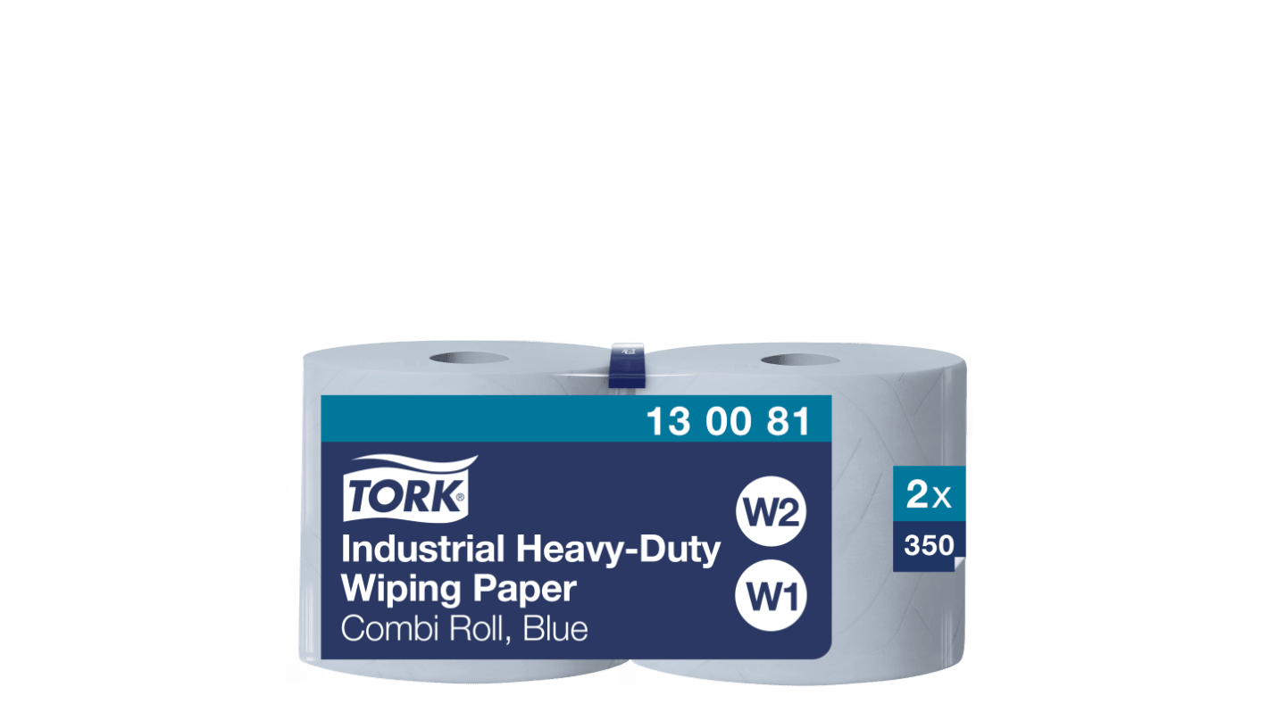 Tork Rolled Blue Paper Towel, 119 m x 235mm, 3-Ply, 350 Sheets