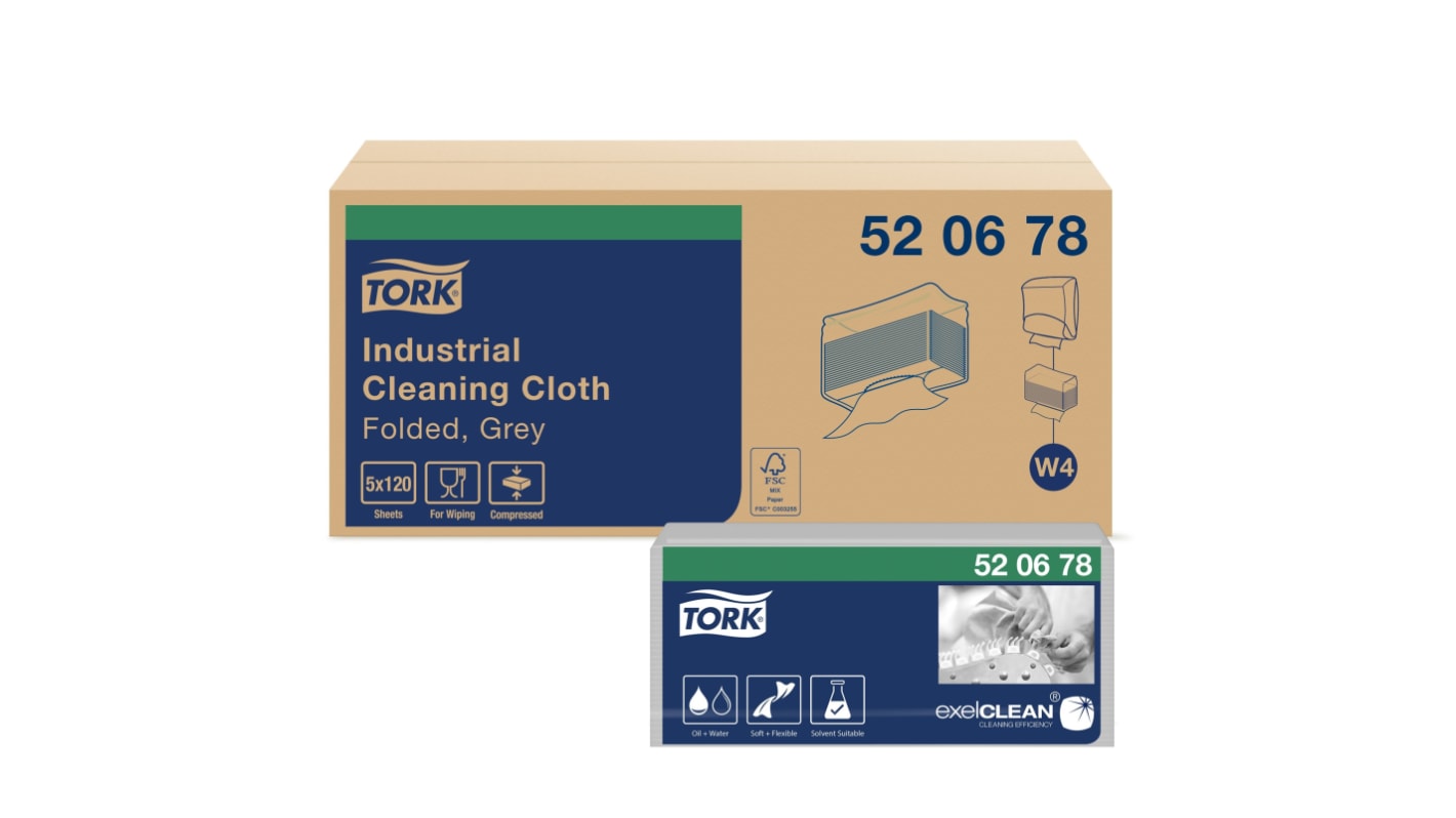 Lingettes Tork, multi-usages, 120 par Paquet