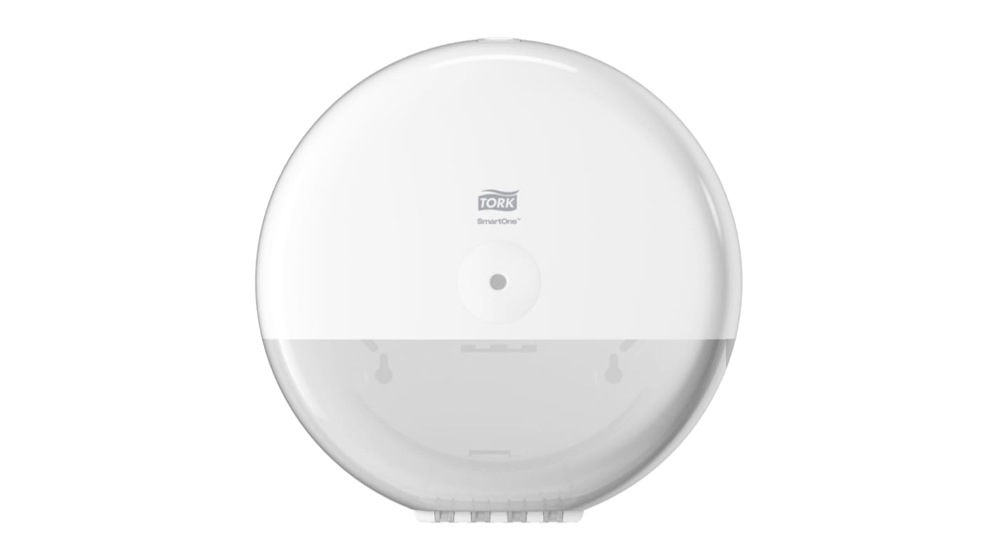 Tork White Plastic Toilet Roll Dispenser, 156mm x 269mm x 269mm