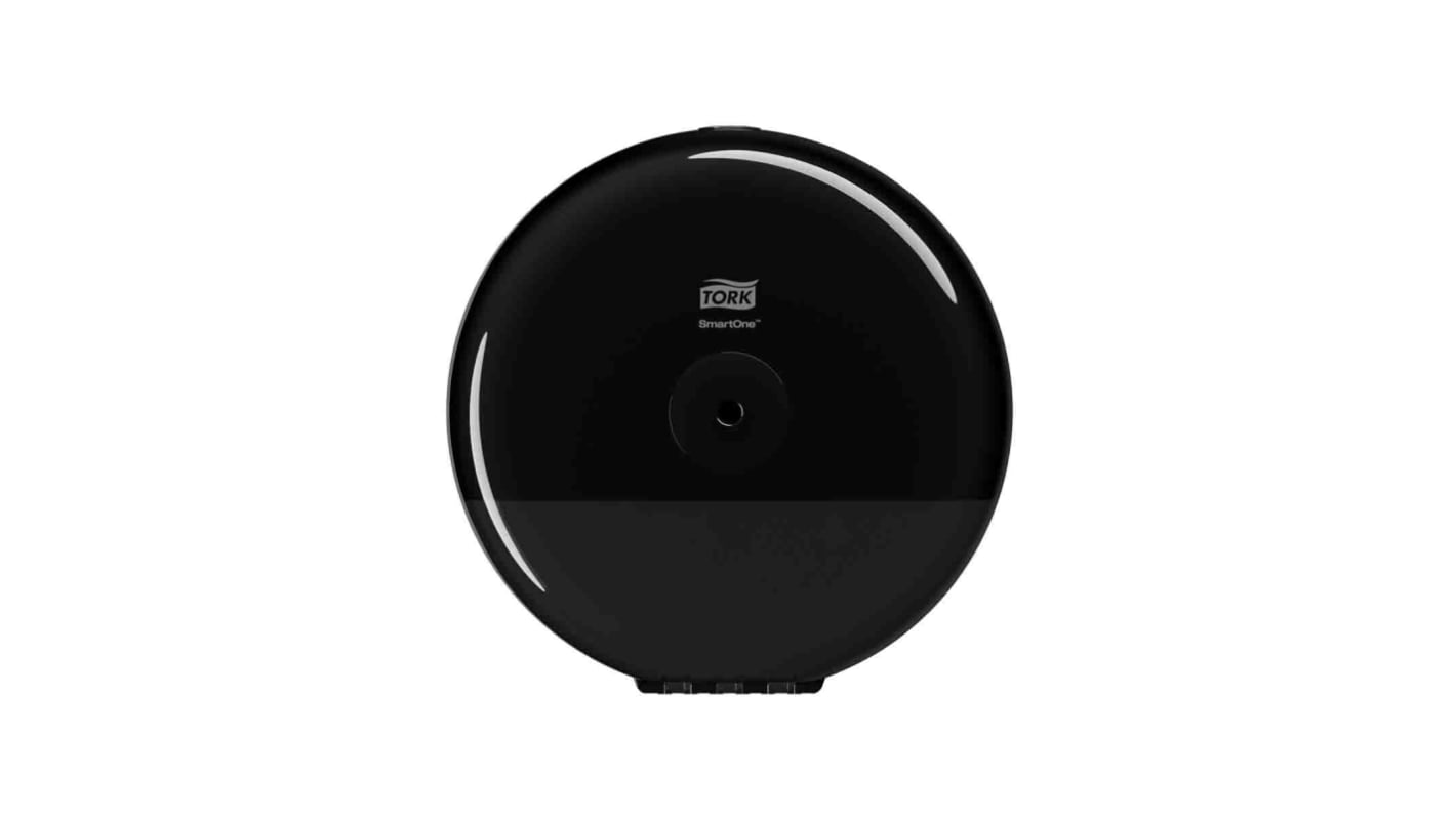 Tork Black Plastic Toilet Roll Dispenser, 156mm x 219mm x 219mm