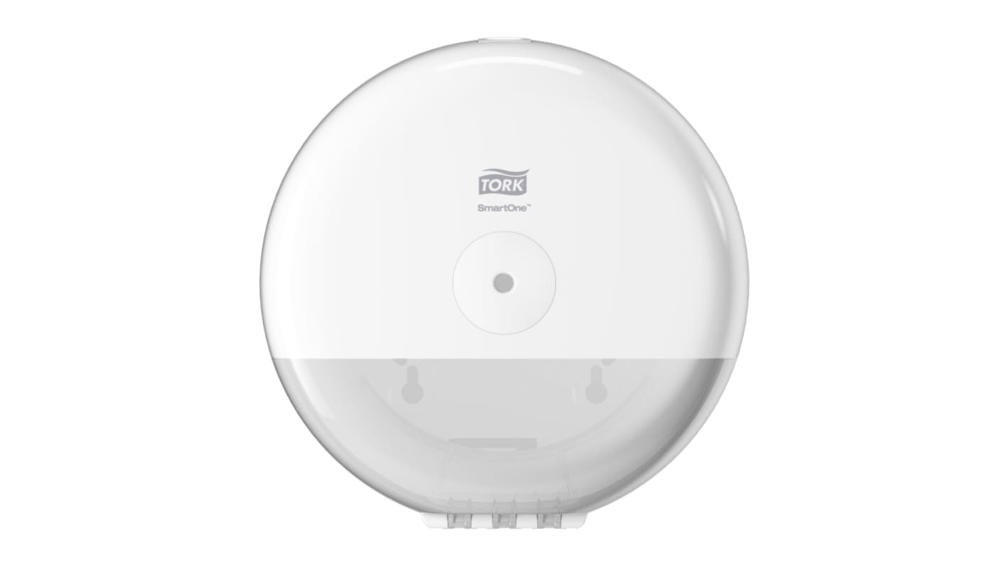 Tork White Plastic Toilet Roll Dispenser, 156mm x 219mm x 219mm