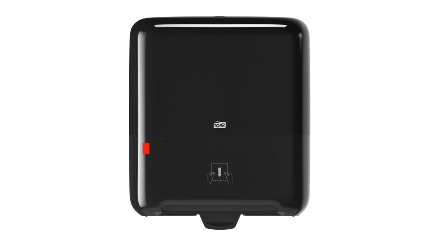Tork Plastic Black Wall Mounting Paper Towel Dispenser, 203mm x 372mm x 337mm