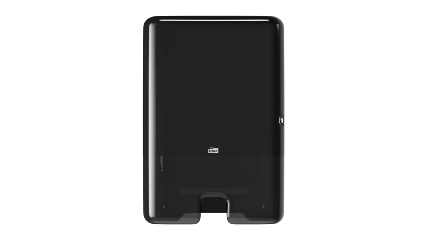 Tork Plastic Black Wall Mounting Paper Towel Dispenser, 102mm x 444mm x 302mm