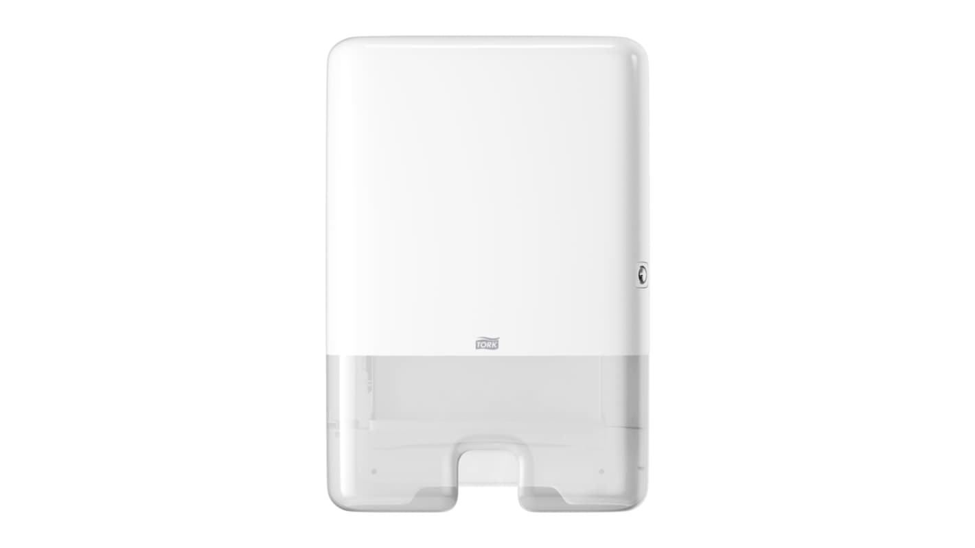 Tork Plastic White Wall Mounting Paper Towel Dispenser, 114mm x 458mm x 314mm