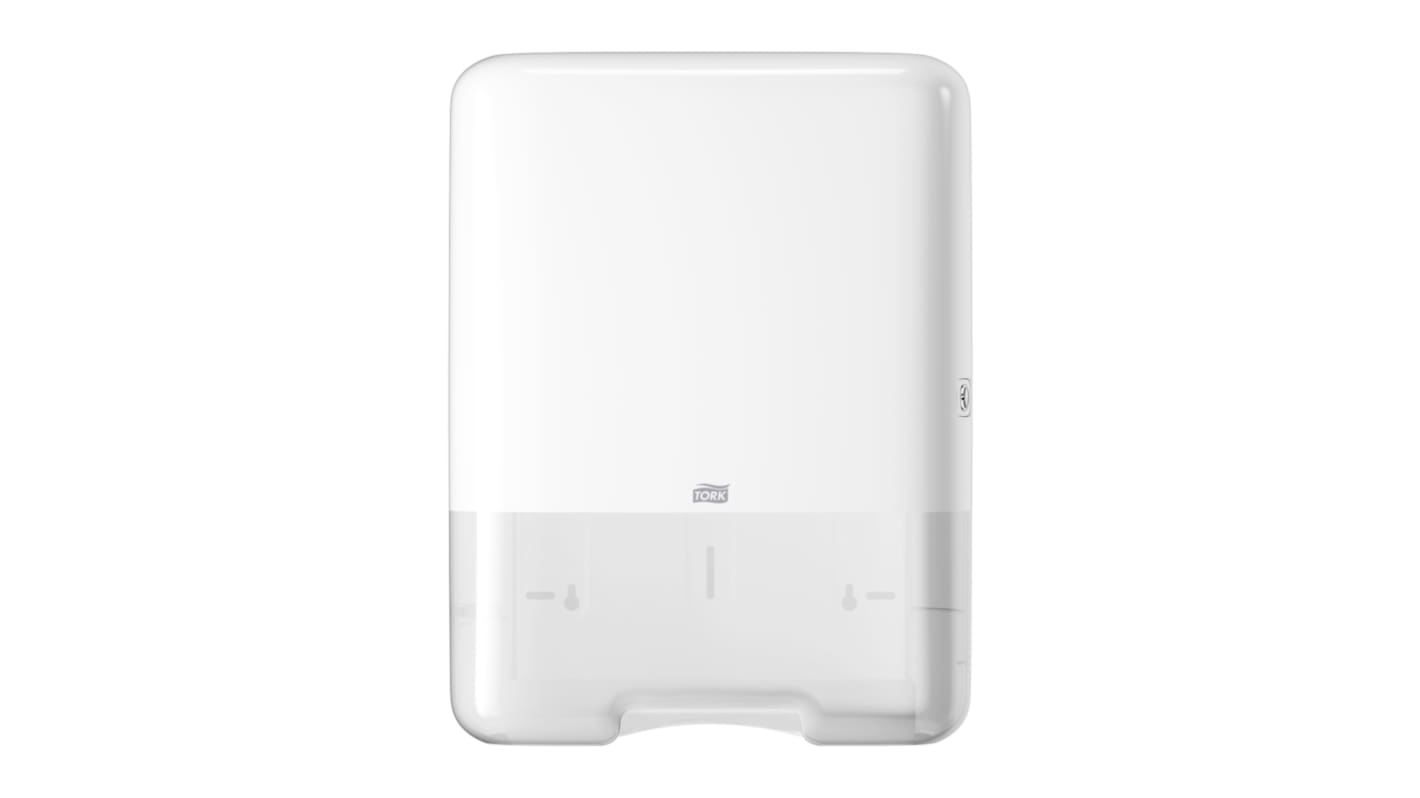 Tork Plastic White Wall Mounting Paper Towel Dispenser, 136mm x 439mm x 333mm