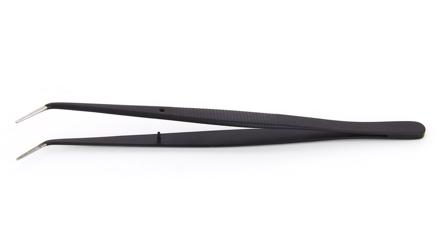 Pęseta dł. całkowita 155 mm RS PRO ESD Stal węglowa