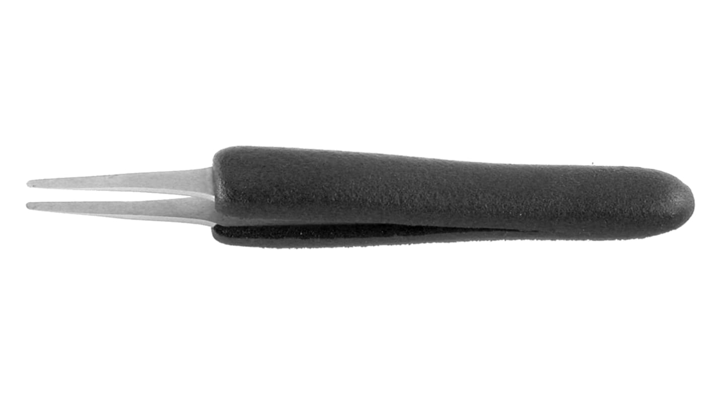RS PRO 125 mm, Stainless Steel, Rounded, ESD Tweezers