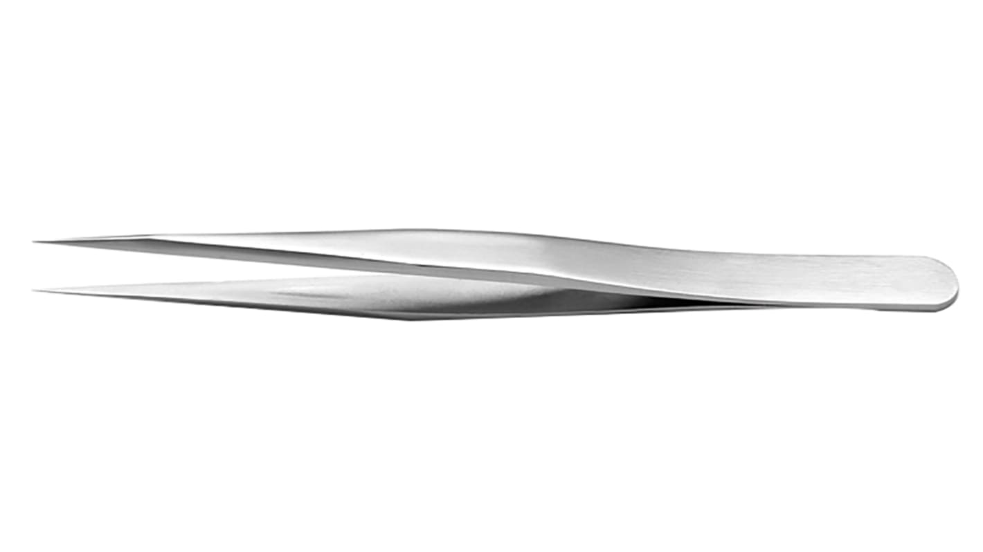 RS PRO 110 mm, Stainless Steel, Tweezers