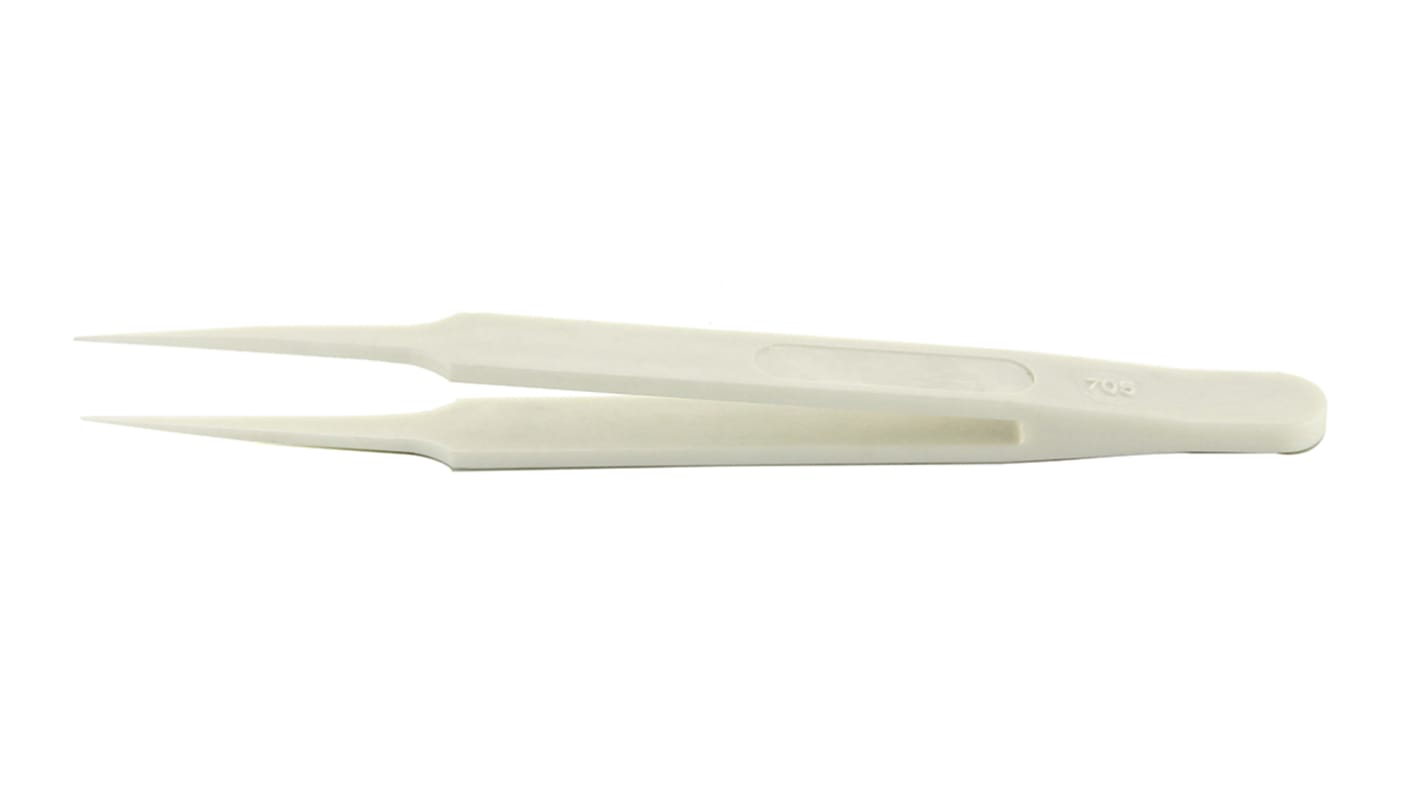 RS PRO 705.DG Delrin Pinzette, 115 mm, Spitze Extrafein Antimagnetisch