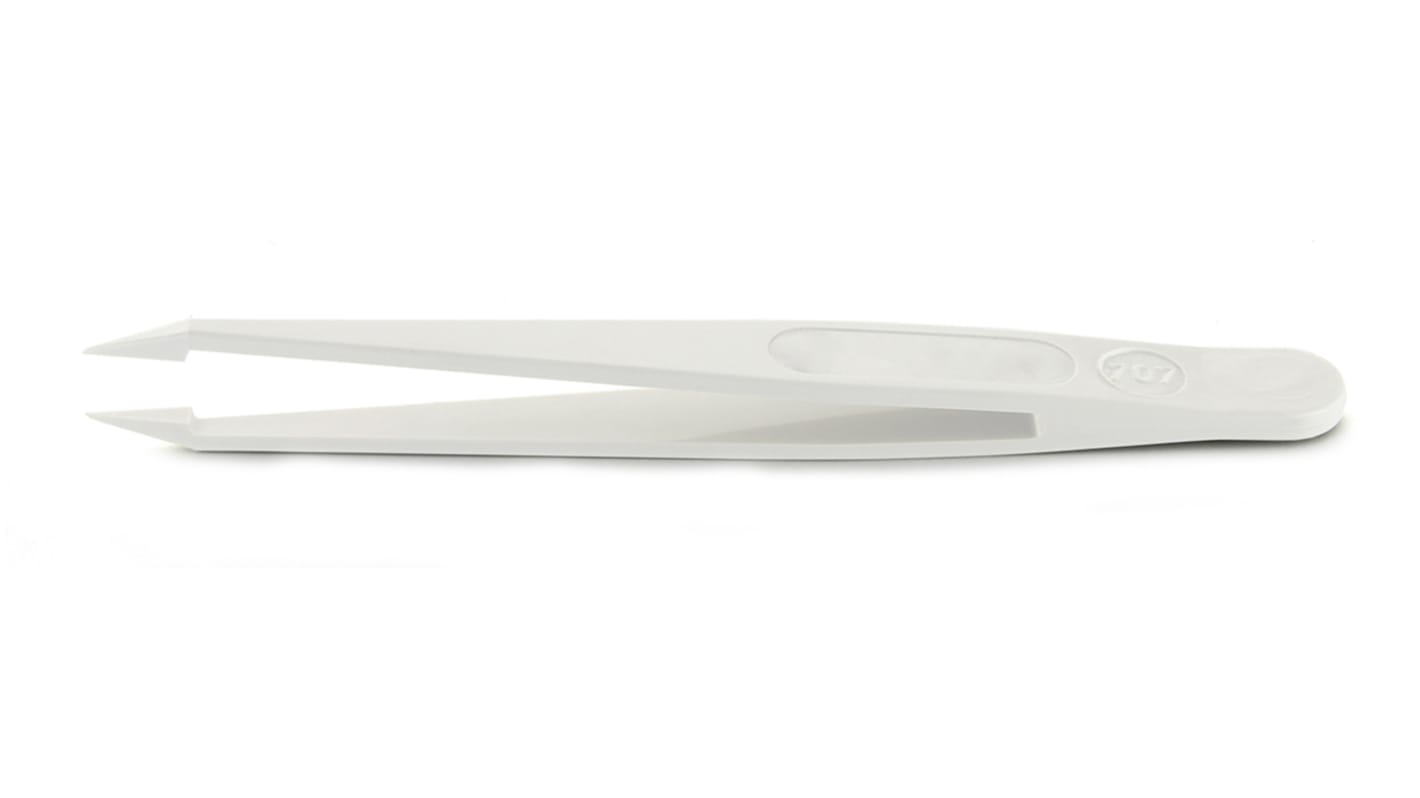 RS PRO 115 mm, Delrin Plastic, Pointed, Tweezers
