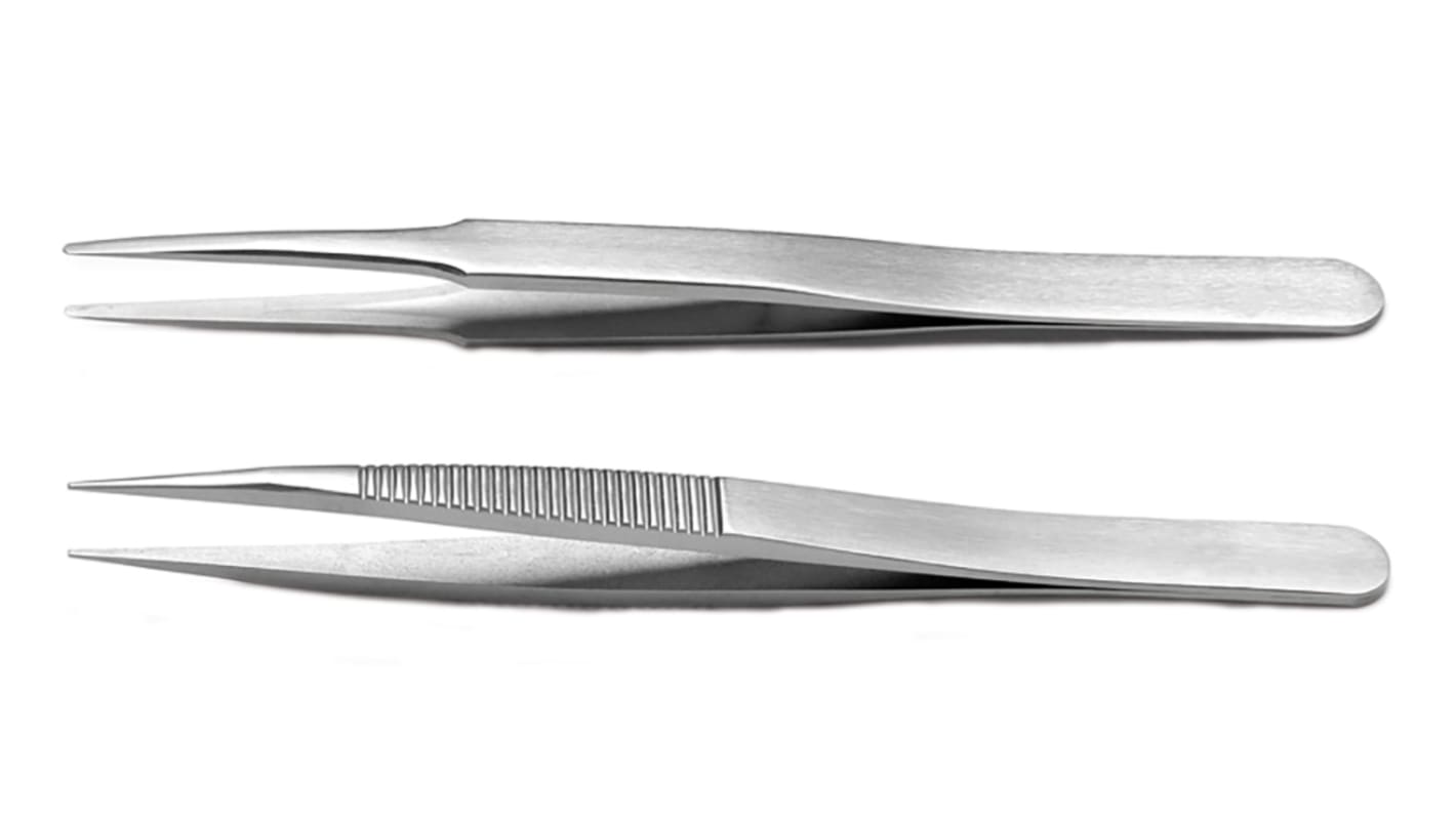 RS PRO Stainless Steel, Tweezer Set