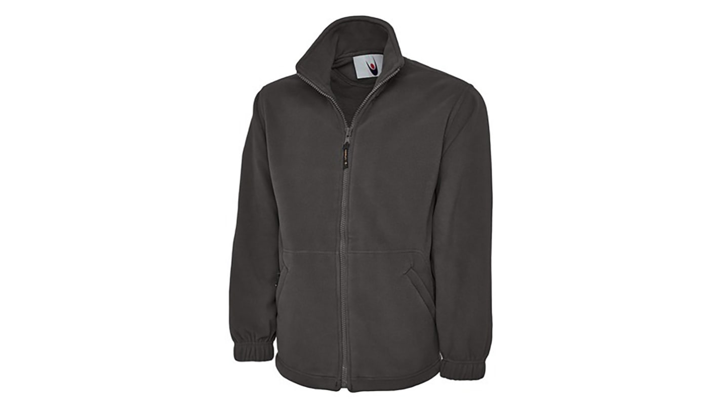 RS PRO Unisex Fleece-Jacke, Polyester Grau, Größe L