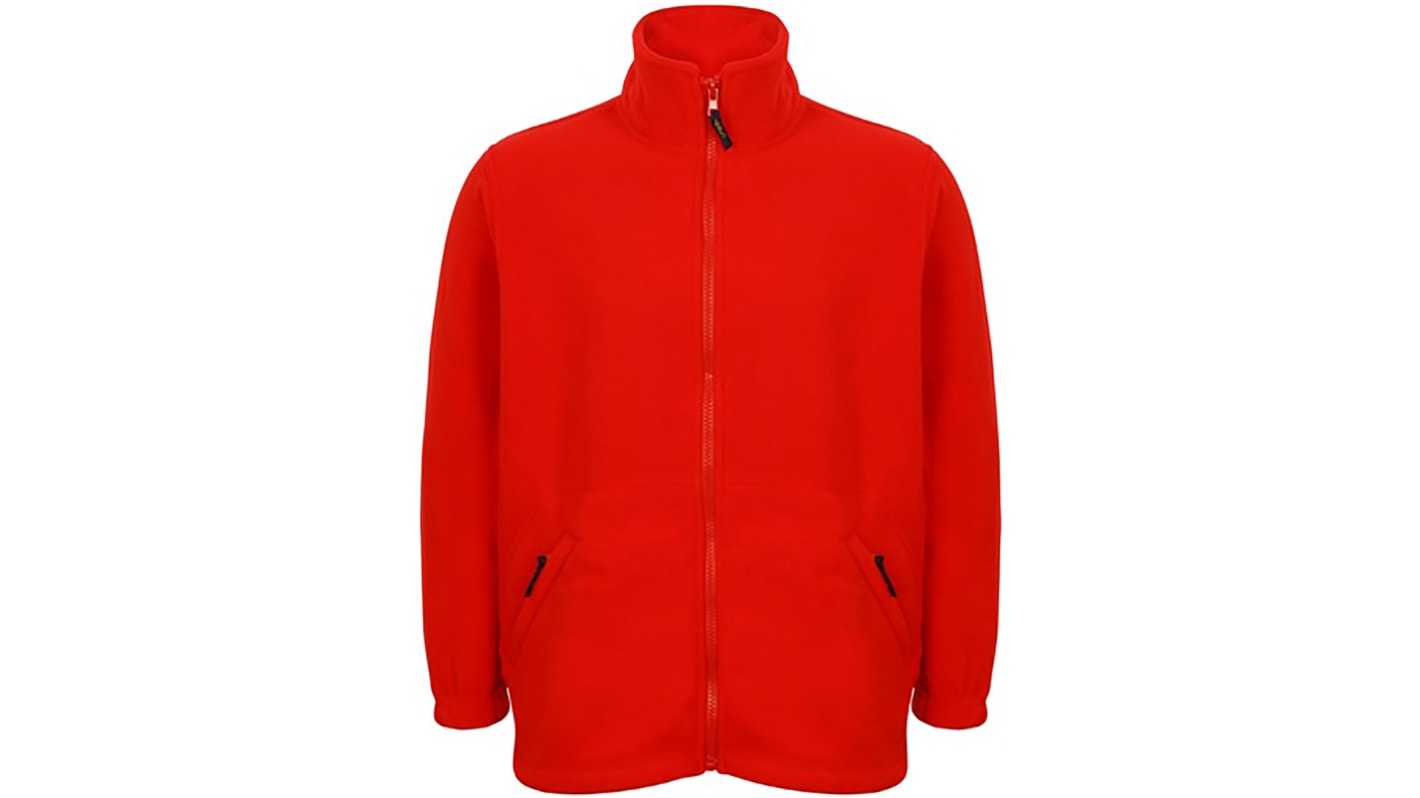 RS PRO Red Polyester Fleece Jacket XL RS