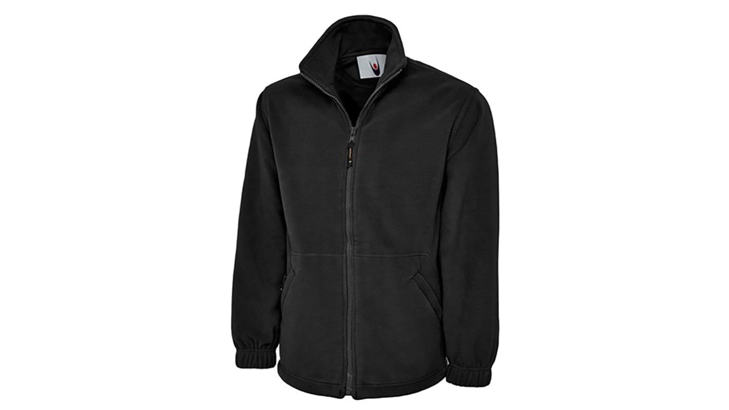RS PRO Unisex Fleece-Jacke, Polyester Schwarz, Größe XXL