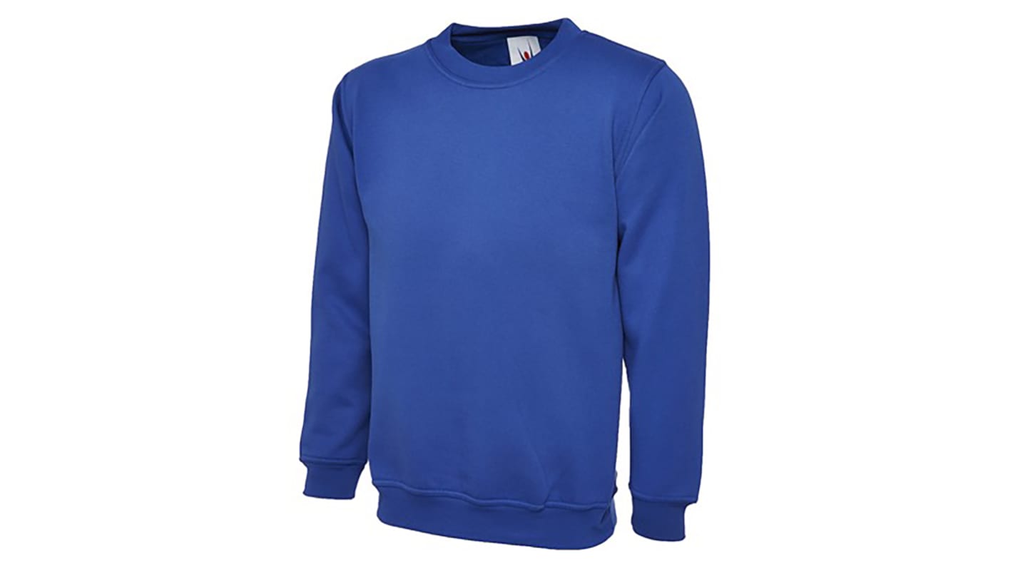 RS PRO Unisex Sweatshirt, Polyester; Baumwolle Königsblau, Größe L