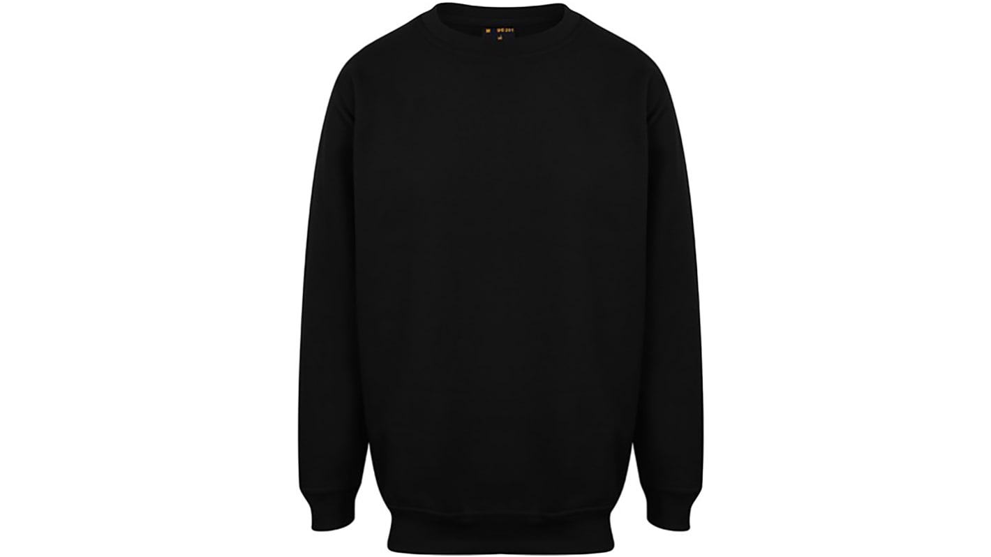 Sudadera de trabajo RS PRO de color Negro, talla XXL, para , Unisex, Poliéster; algodón