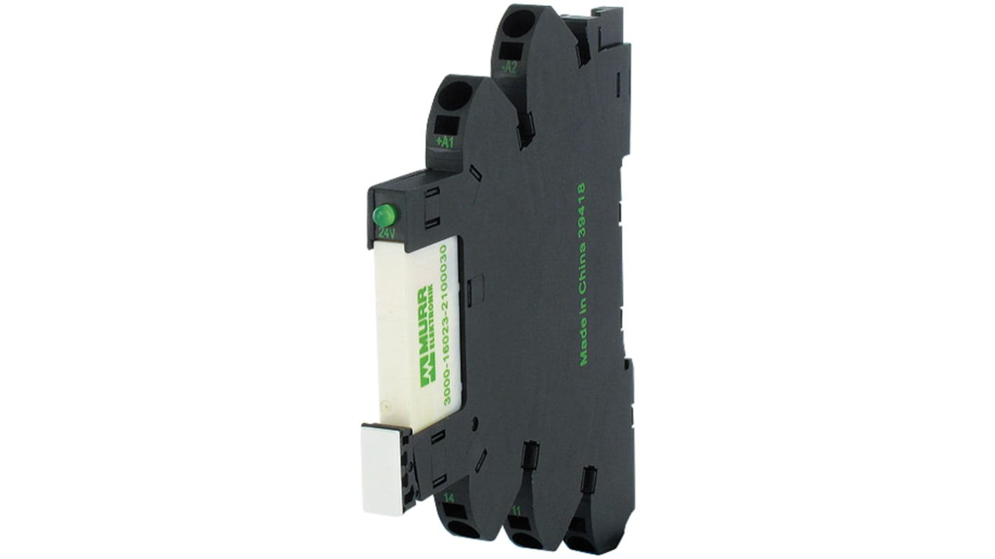 Murrelektronik Limited Interface Relay, DIN Rail Mount, 24V dc Coil, SPDT, 1-Pole, 6A Load