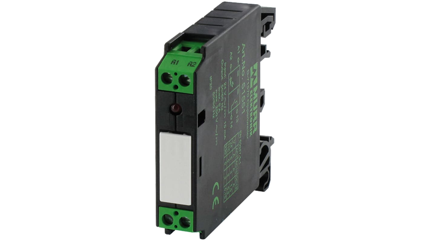 Murrelektronik Limited Interface Relay, DIN Rail Mount, 230V ac Coil, SPST, 1-Pole, 6A Load