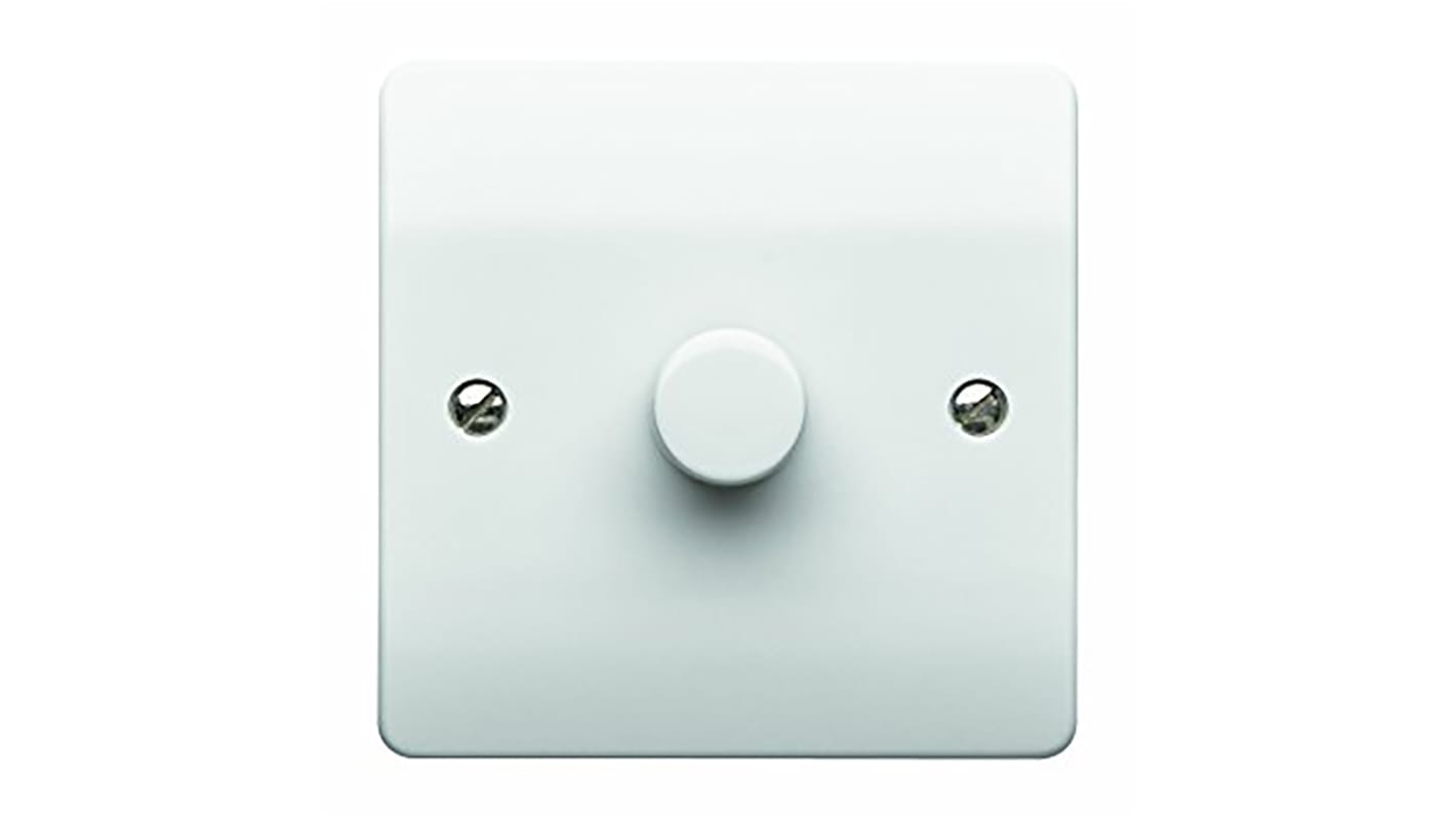 Interruptor Atenuable MK Electric K1523WHILV, 2 vías, , 1 módulo Módulos, 70W, 240V ac