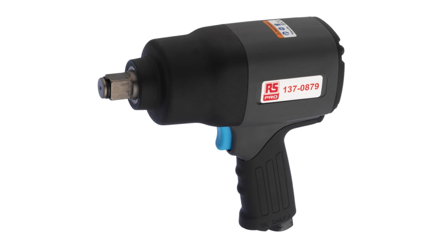 RS PRO APP234 3/4 in Air Impact Wrench, 5500rpm, 1490Nm