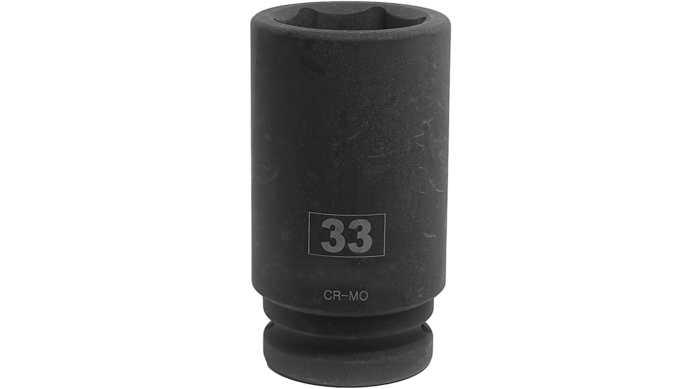 RS PRO 33mm, 3/4 in Drive Impact Socket