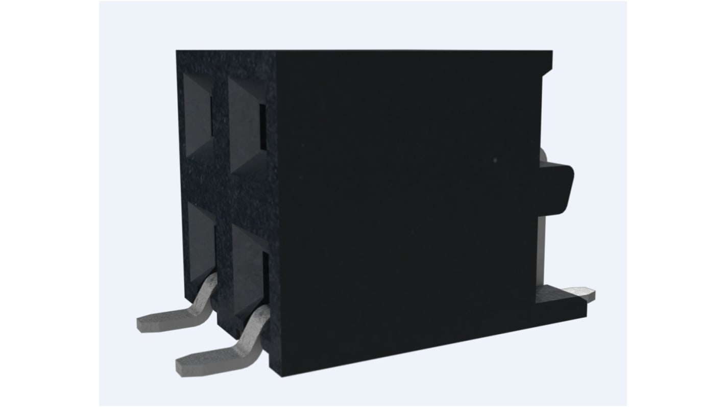 Gniazdo PCB 10 -pinowe 2 -rzędowe raster: 2mm Gniazdo Proste SMD