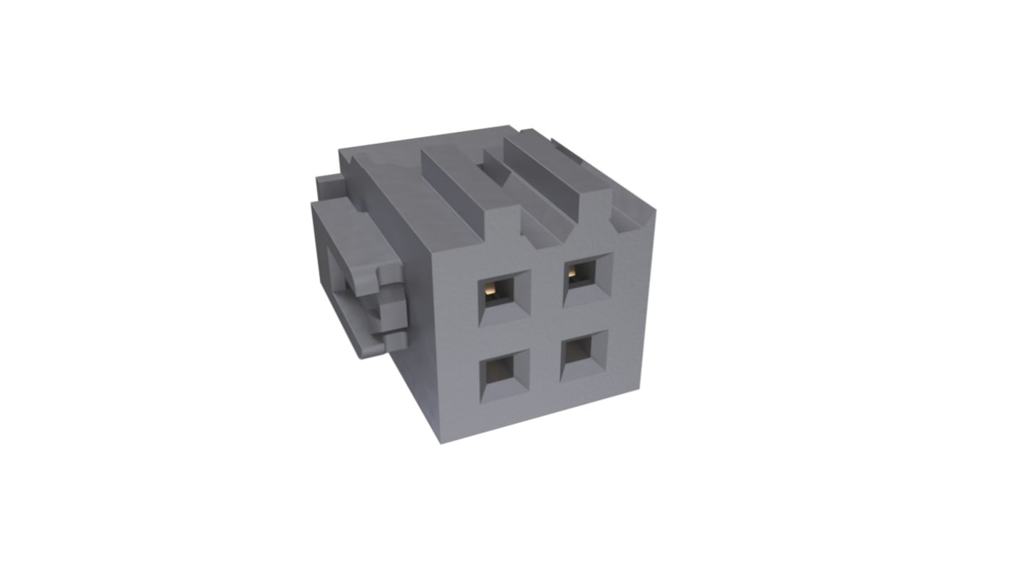 Amphenol Communications Solutions 4-Way IDC Connector Socket for Cable Mount, 2-Row