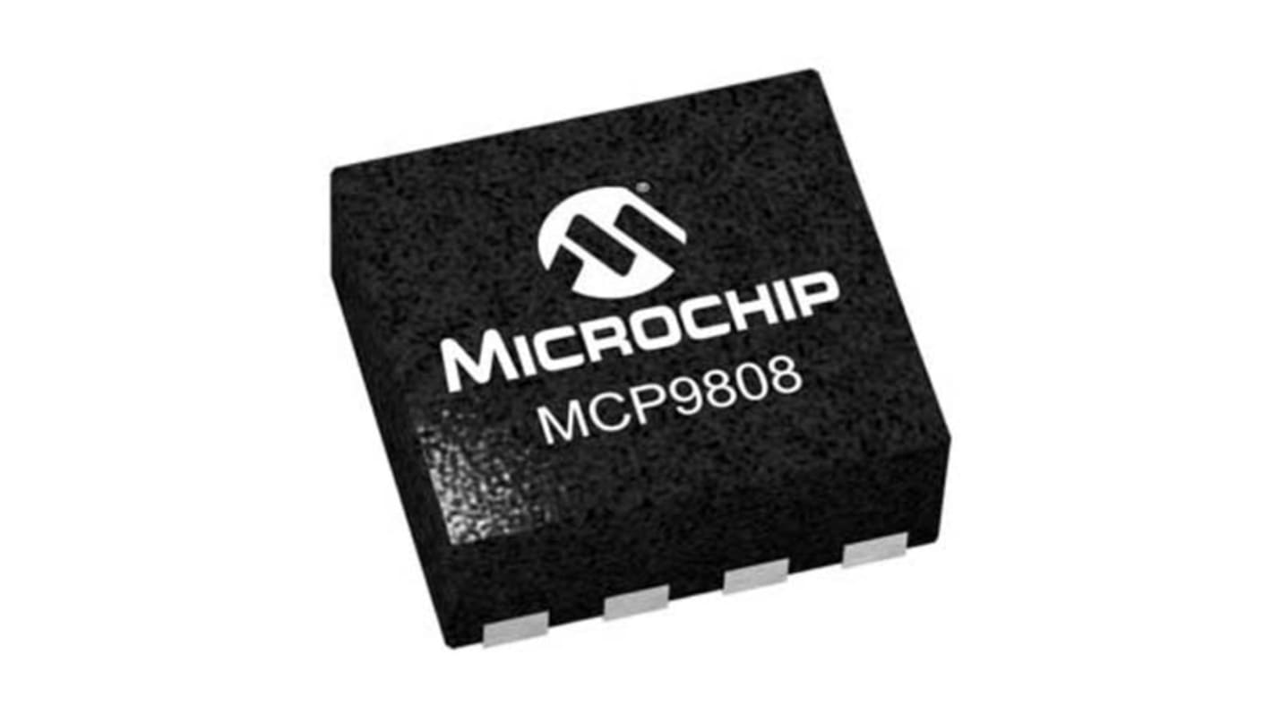 Microchip MCP9808T Series Digital Temperature Sensor, Current, Voltage Output, Surface Mount, I2C, SMBus, ±0.25°C, 8