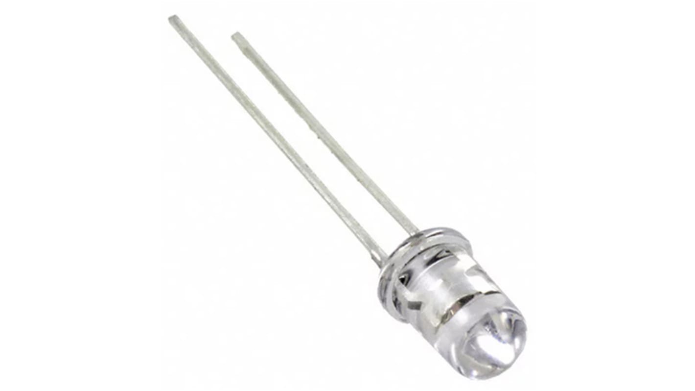 VCC 紫外发光二极管, 405nm, 1灯珠, 30°视角, 2针, 通孔安装, 5 mm封装, Φ5.9mm, VAOL系列