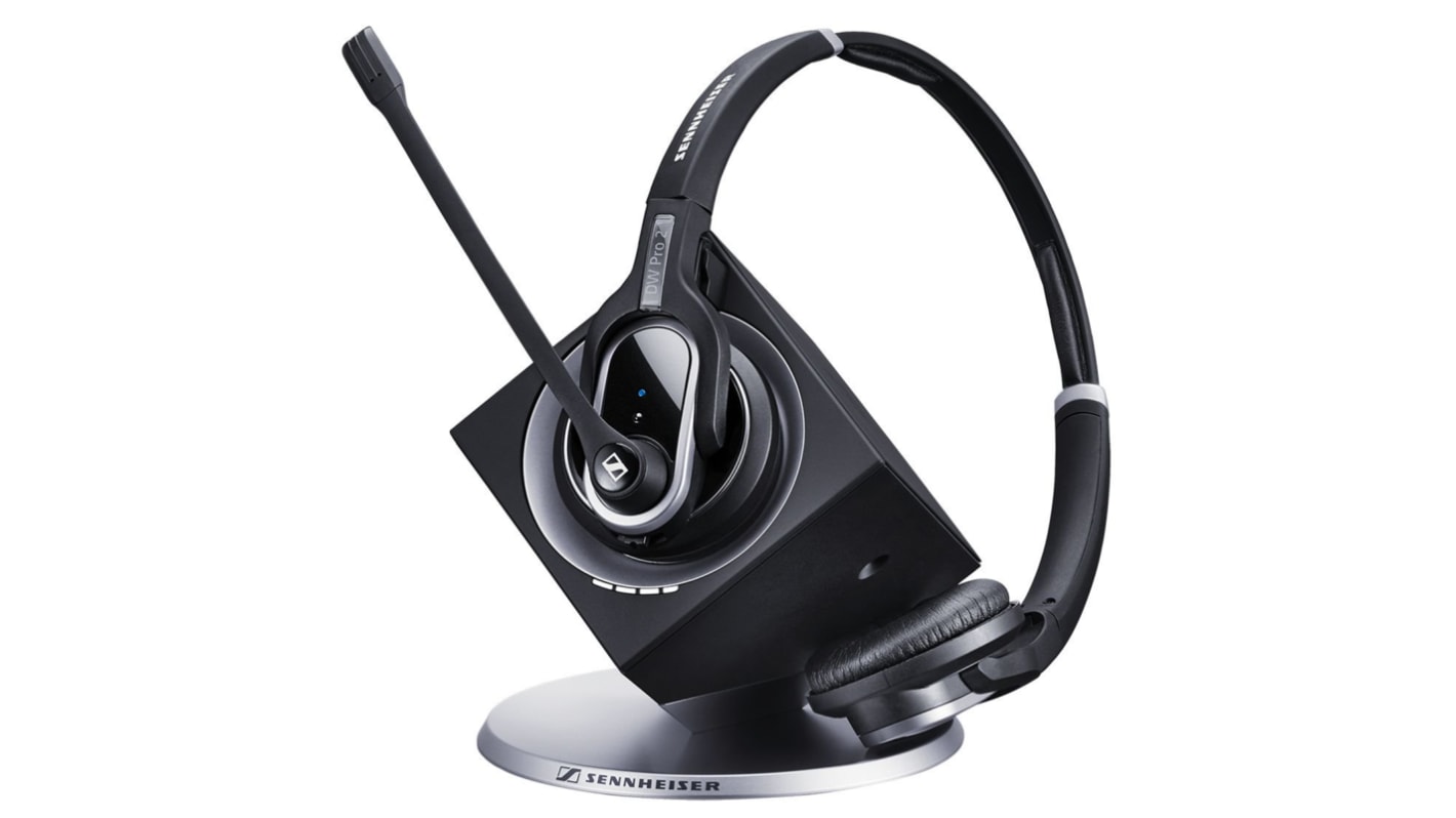 504439 Sennheiser DW Pro 2 Black Wireless DECT On Ear Headset RS