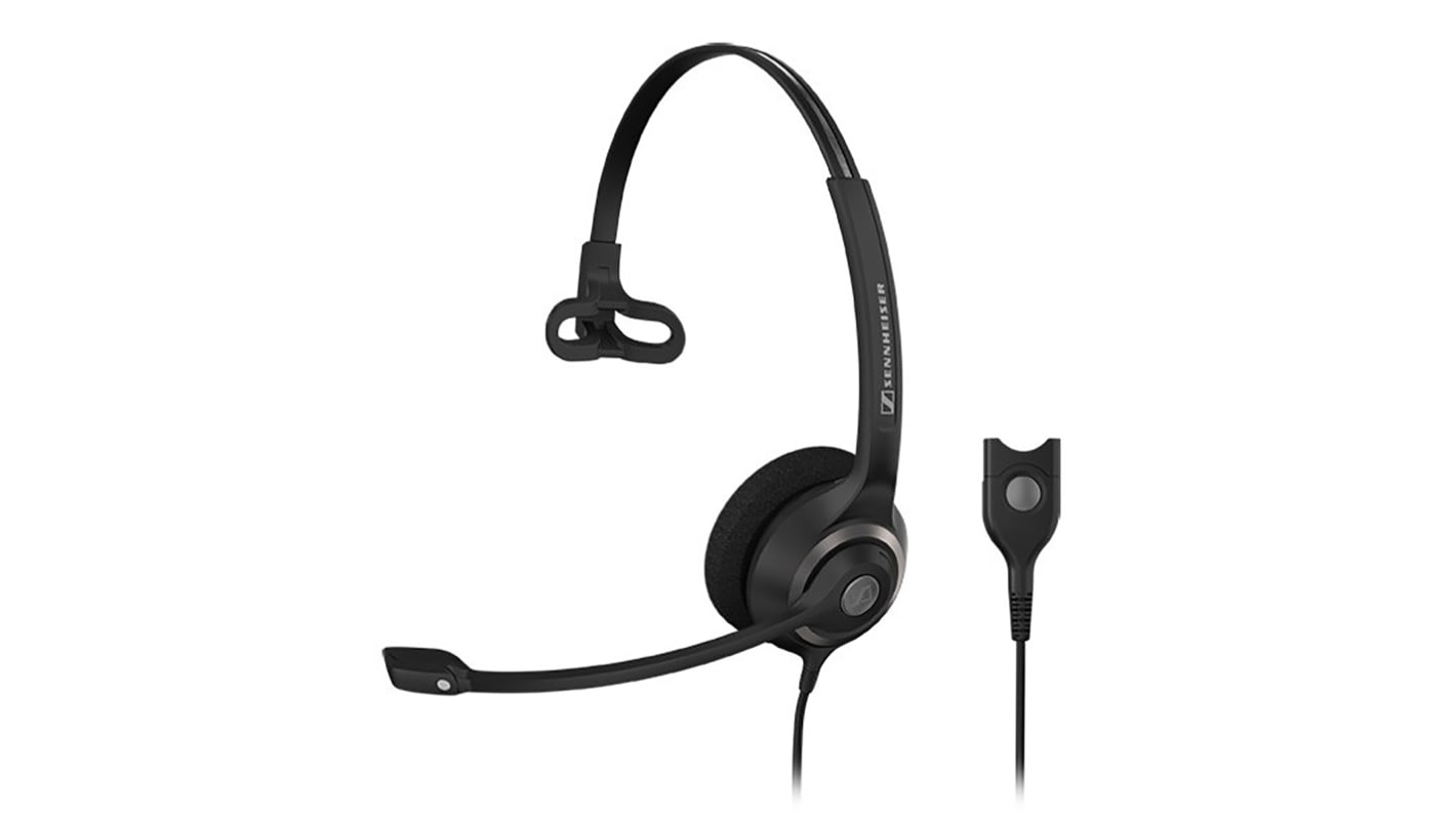 Auricolari a innesto Sennheiser 504401 Scollegamento rapido Nero, Argento