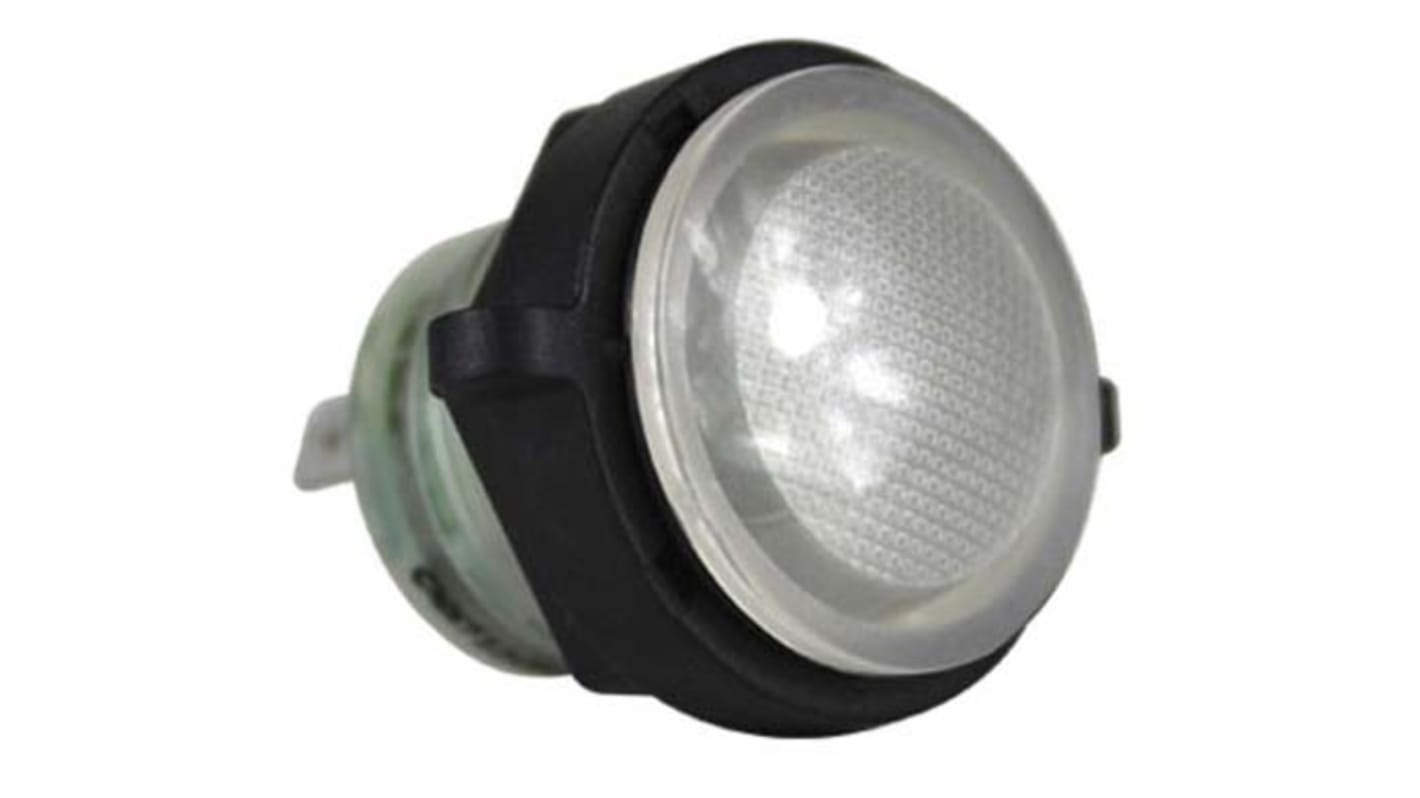 VCC White Panel Mount Indicator, 22mm Mounting Hole Size, IP67
